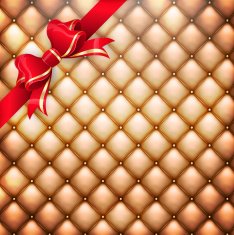 Golden leather with red EPS 10