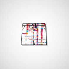 Abstract illustration on shorts N14