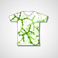 Abstract illustration on t-shirt N5