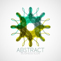 Symmetric abstract geometric shape N41