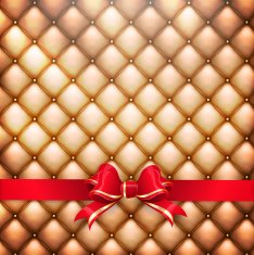 Golden leather with red EPS 10 N2