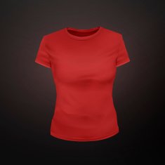 blank women T-shirt in red N2
