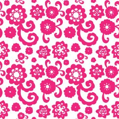 Elegant seamless pattern with flowers N4