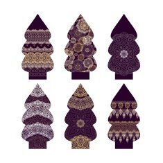 Set of Christmas Trees N3