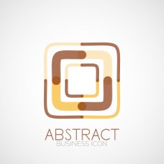 Symmetric abstract geometric shape N44
