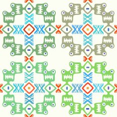 Abstract vector seamless background native style