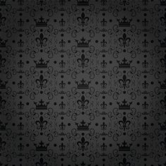 black wallpaper in old style for your design N22