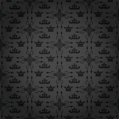 black wallpaper in old style for your design N23