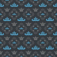 black wallpaper in old style for your design N42