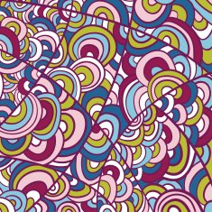 Abstract retro background in vector