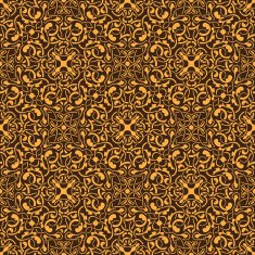 Yellow seamless pattern N2