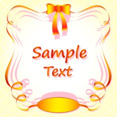 frame retro vector illustration