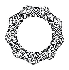 vector ethnic ornament N3