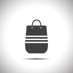 shopping bag vector icon N3