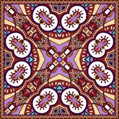 silk violet colour neck scarf N5