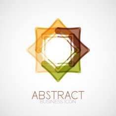 Symmetric abstract geometric shape N47