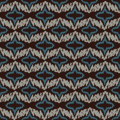 Abstract ethnic seamless pattern with waves