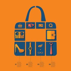 fashion flat infographic N6