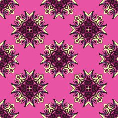 Pink Festive Abstract Vector Pattern
