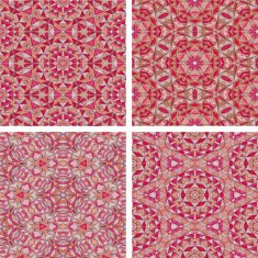 set of Abstract mosaic colorful seamless wallpaper texture backg N8