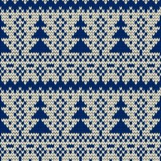 Christmas seamless knitted background EPS 10 vector illustration N3