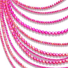 Vector abstract background with colored beads