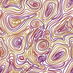 Vector seamless pattern with colored threads