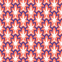 Vintage hand drawn art deco pattern