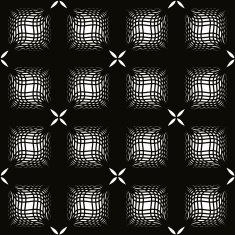 Seamless vintage background geometric monochrome pattern