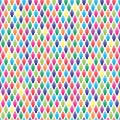 Seamless background of colorful lozenges on white