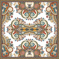 silk neck scarf or kerchief square pattern design N29