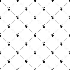 Vector seamless pattern plant N2
