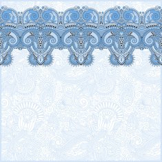 ornamental background with blue colour flower ribbon N2