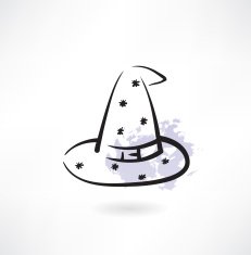 magic hat grunge icon