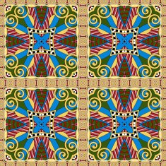 seamless geometry vintage pattern ethnic style ornamental backg N18