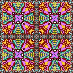 seamless geometry vintage pattern ethnic style ornamental backg N19