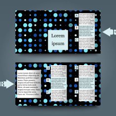 Brochure template with abstract background N15