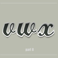 vector paper uppercase alphabet with shadows