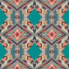 seamless geometry vintage pattern ethnic style ornamental backg N32