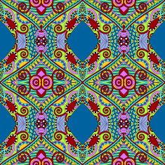 seamless geometry vintage pattern ethnic style ornamental backg N34