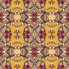 seamless geometry vintage pattern ethnic style ornamental backg N35