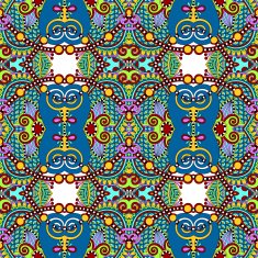 seamless geometry vintage pattern ethnic style ornamental backg N39