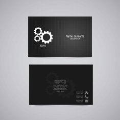 Vector abstract creative business cards N7