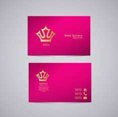 Vector abstract creative business cards N8