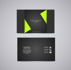 Vector abstract creative business cards N9