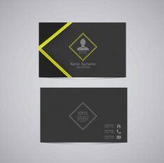 Vector abstract creative business cards N10