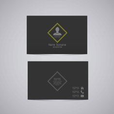 Vector abstract creative business cards N11
