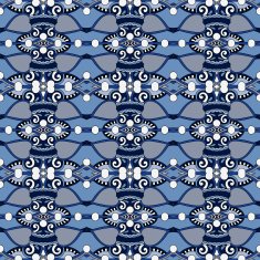 seamless geometry vintage pattern ethnic style ornamental backg N40