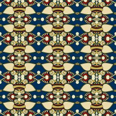 seamless geometry vintage pattern ethnic style ornamental backg N42