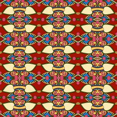 seamless geometry vintage pattern ethnic style ornamental backg N44